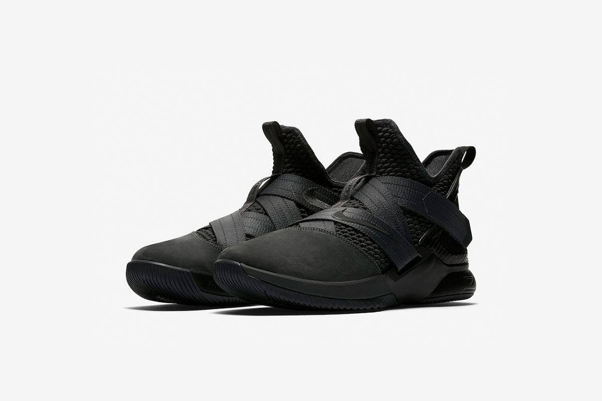 All black cheap lebron soldier 12